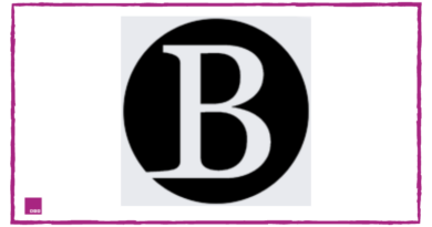 Logo of Burtons Surveyors which is a white capital B on a black circle to contrast, and the remainder of the image is white background with pink PPA coloured border in a rectangle frame with a small PPA square which is the PPA logo in the bottom left hand corner.